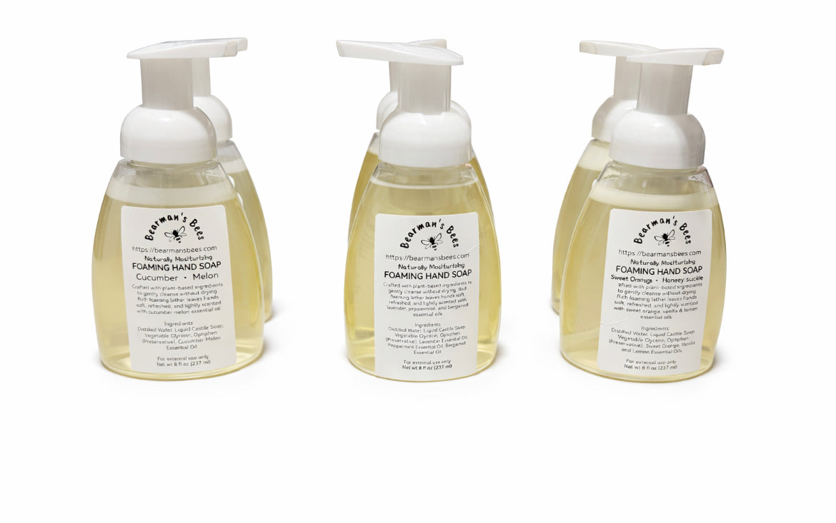 Natural Foaming Moisturizing Hand Soap 8 fl oz (237 ml)