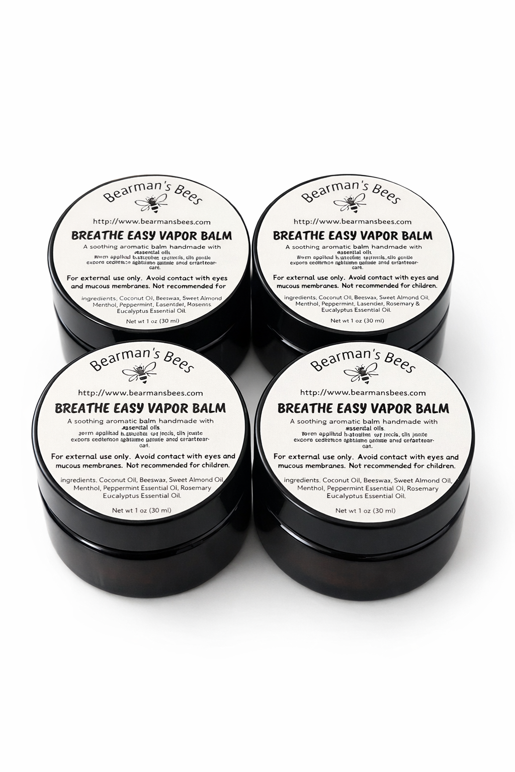 Breathe Easy Vapor Balm 1 oz (30 ml)