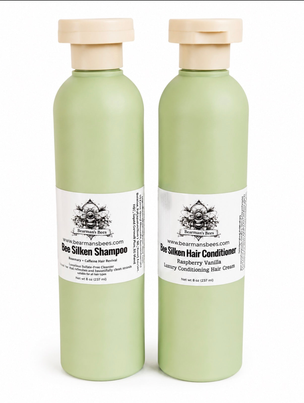 Bee Silken Shampoo and Bee Silken Hair Conditioner Duo