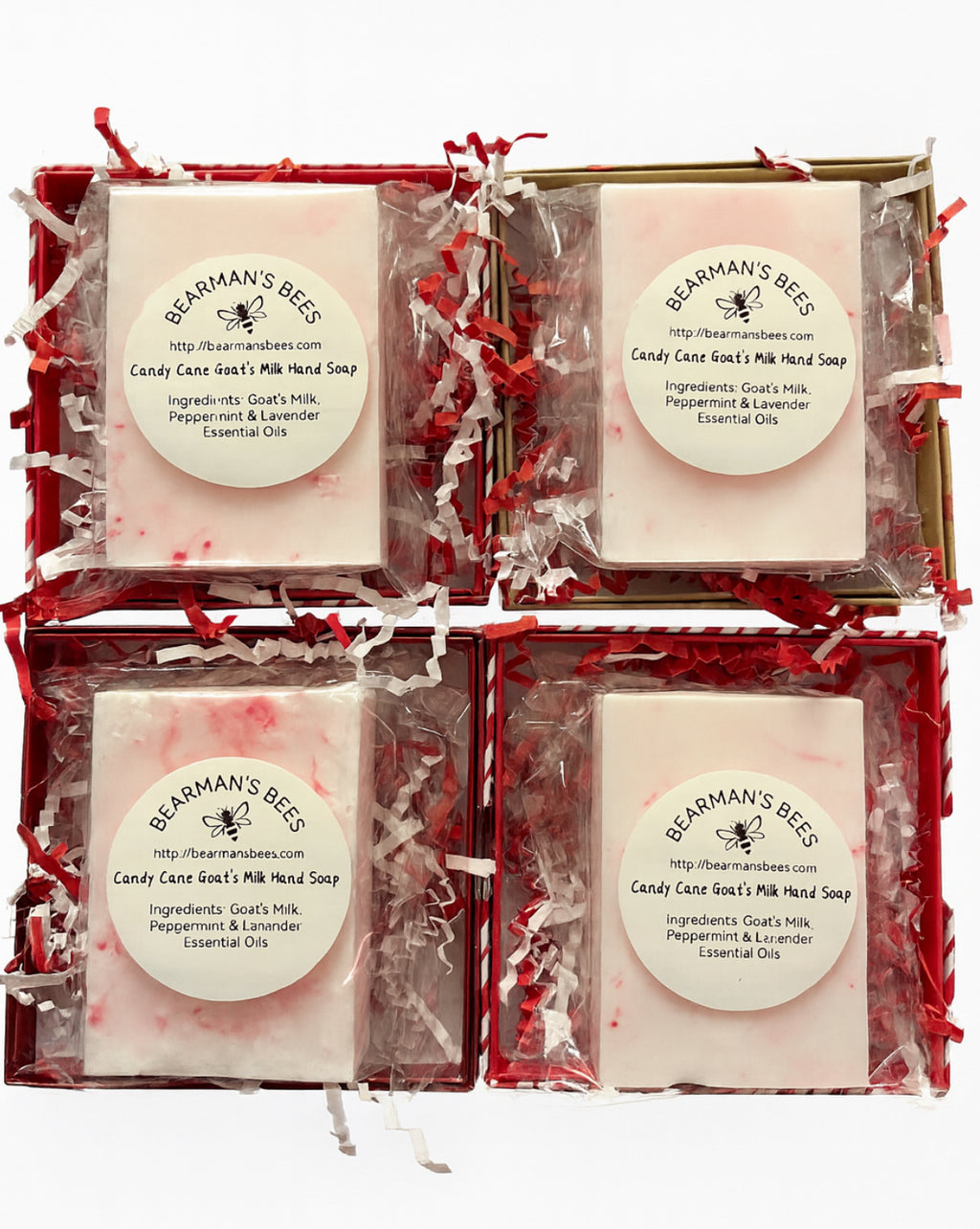 Goat's Milk Candy Cane Scent Hand Soap