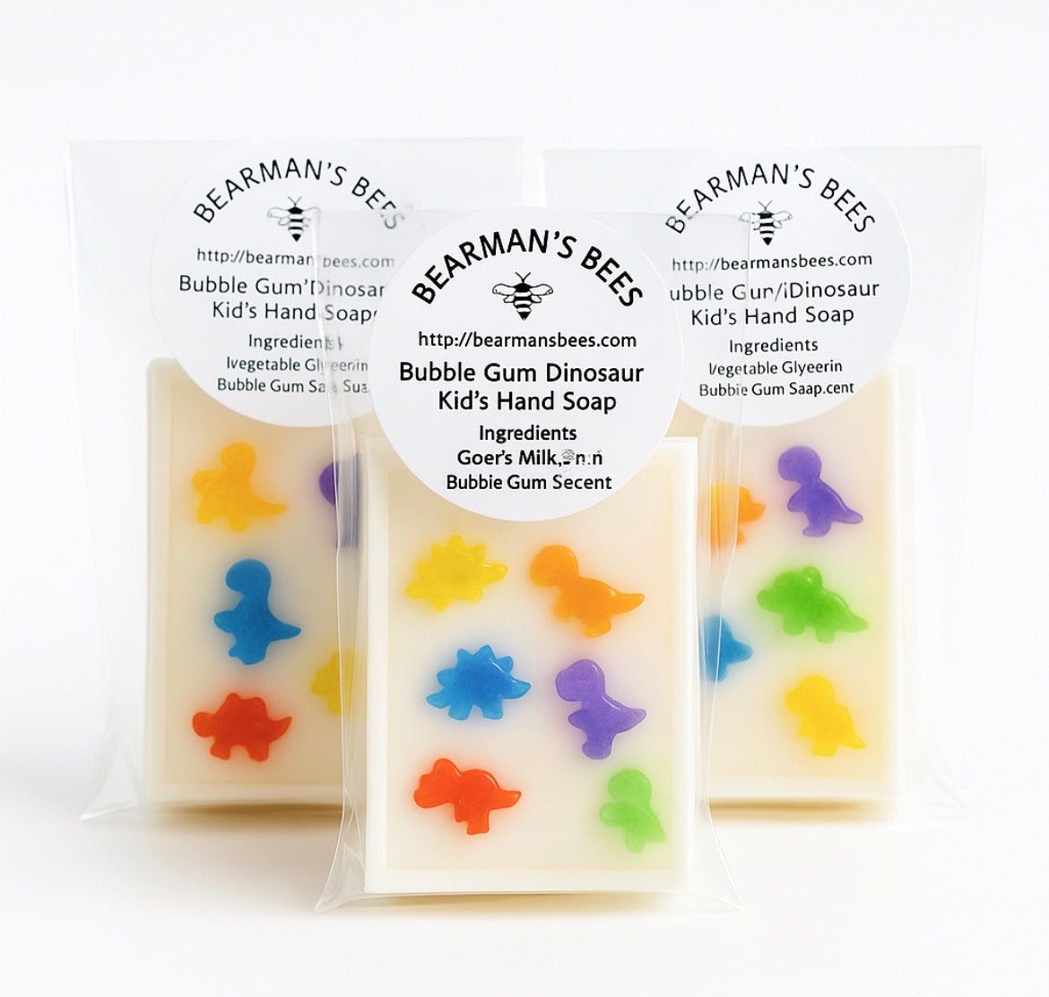 Bubble Gum Scented Dinosaur Kid's Hand Soap